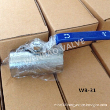 1-PC NPT Stainless Steel Manual Floating Ball Valve